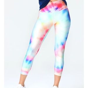 Terez  *never worn* rainbow leggings SMALL